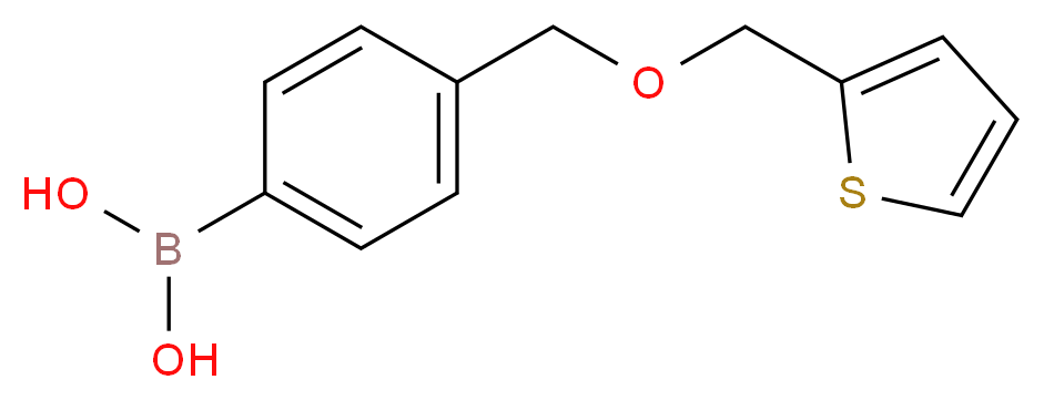 4-[(Thien-2-ylmethoxy)methyl]benzeneboronic acid_Molecular_structure_CAS_)
