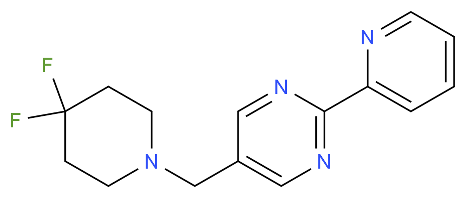 5-[(4,4-difluoropiperidin-1-yl)methyl]-2-pyridin-2-ylpyrimidine_Molecular_structure_CAS_)
