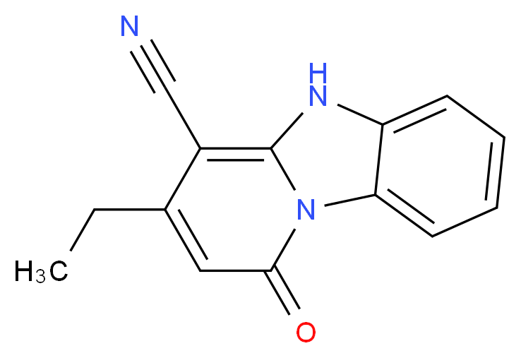 3-ethyl-1-oxo-1,5-dihydropyrido[1,2-a]benzimidazole-4-carbonitrile_Molecular_structure_CAS_)