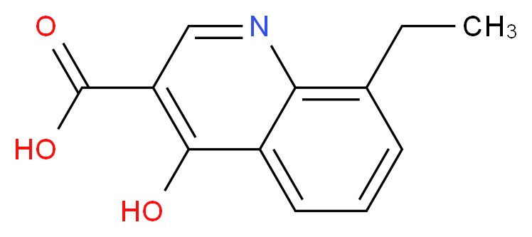 8-ETHYL-4-HYDROXYQUINOLINE-3-CARBOXYLIC ACID_Molecular_structure_CAS_63136-16-3)