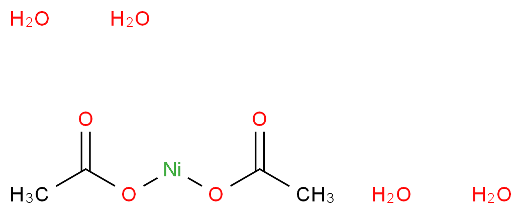 Nickel(II) acetate tetrahydrate_Molecular_structure_CAS_6018-89-9)