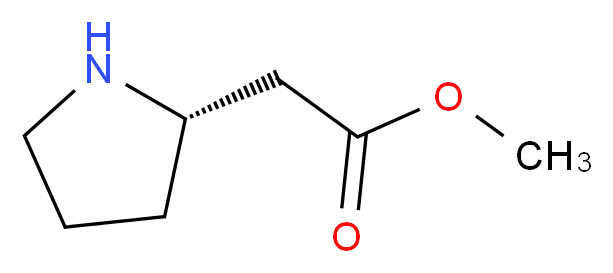 (S)-METHYL 2-(PYRROLIDIN-2-YL)ACETATE_Molecular_structure_CAS_53912-83-7)