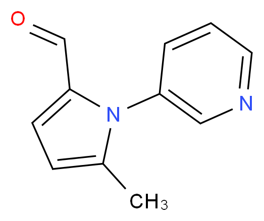 5-methyl-1-(3-pyridinyl)-1H-pyrrole-2-carbaldehyde_Molecular_structure_CAS_931985-65-8)