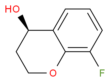 (4R)-8-fluoro-3,4-dihydro-2H-1-benzopyran-4-ol_Molecular_structure_CAS_)