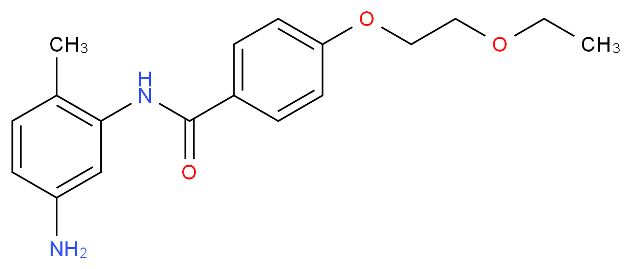 N-(5-Amino-2-methylphenyl)-4-(2-ethoxyethoxy)-benzamide_Molecular_structure_CAS_)