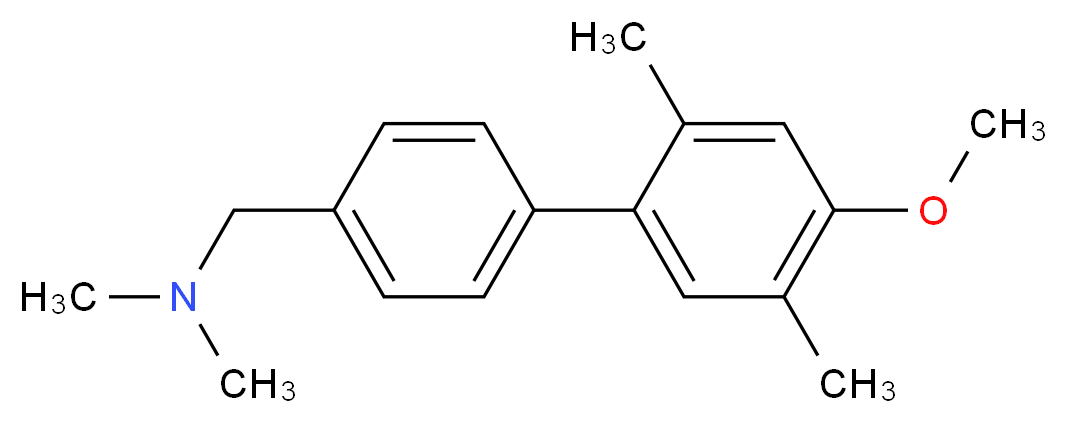 1-(4'-methoxy-2',5'-dimethylbiphenyl-4-yl)-N,N-dimethylmethanamine_Molecular_structure_CAS_)