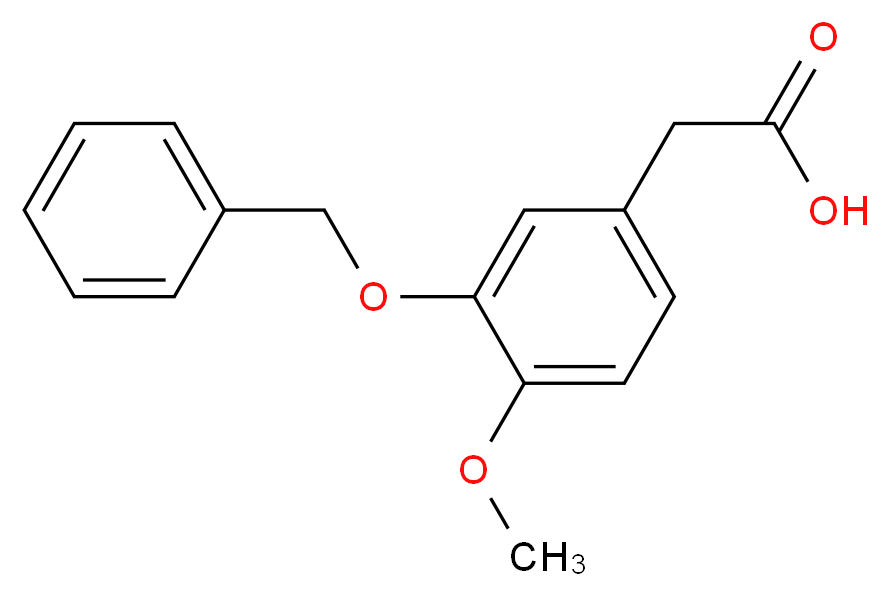 3-(Benzyloxy)-4-methoxyphenylacetic Acid_Molecular_structure_CAS_5487-33-2)