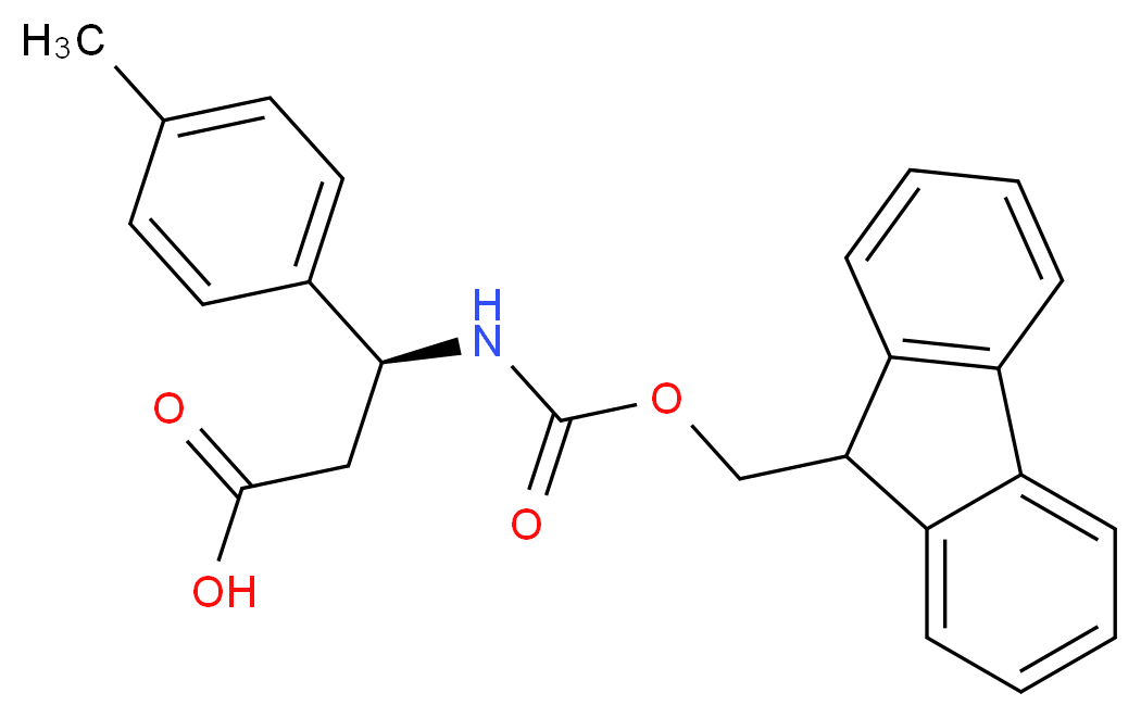 FMOC-(S)-3-AMINO-3-(4-METHYL-PHENYL)-PROPIONIC ACID_Molecular_structure_CAS_479064-99-8)