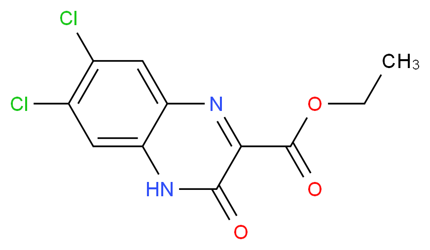 Ethyl 6,7-Dichloro-3,4-dihydro-3-oxo-2-quinoxalinecarboxylate_Molecular_structure_CAS_60578-70-3)