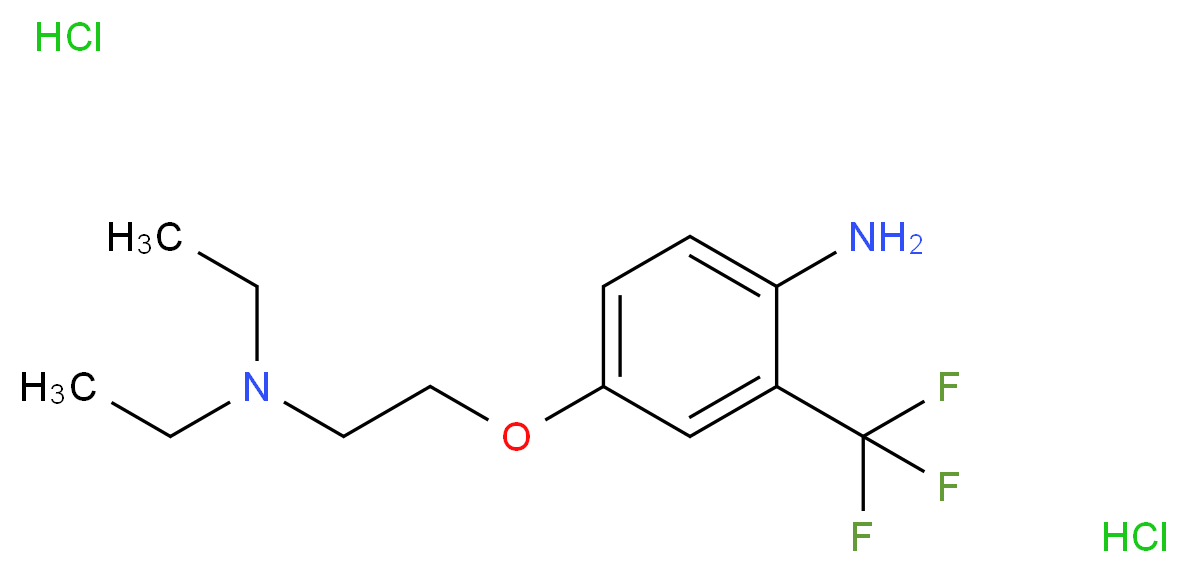N-2-4-Amino-3-(trifluoromethyl)phenoxy ethyl-N,N-diethylamine dihydrochlori...