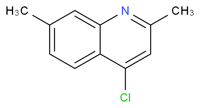 4-CHLORO-2,7-DIMETHYLQUINOLINE_Molecular_structure_CAS_74949-20-5)
