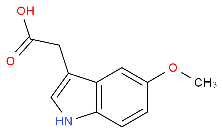 (5-methoxy-1H-indol-3-yl)acetic acid_Molecular_structure_CAS_3471-31-6)