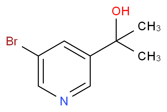 2-(5-bromo-3-pyridinyl)-2-propanol_Molecular_structure_CAS_40472-88-6)