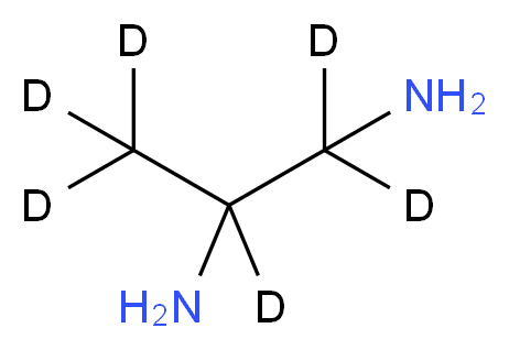 1,2-Diamino(propane-d6)_Molecular_structure_CAS_1173018-88-6)