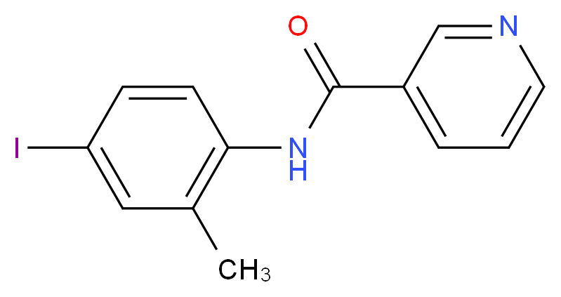 N-(4-iodo-2-methylphenyl)nicotinamide_Molecular_structure_CAS_319428-83-6)