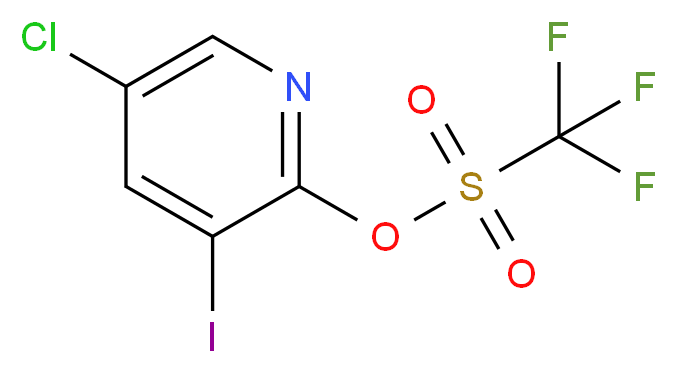 5-Chloro-3-iodopyridin-2-yl trifluoromethanesulfonate_Molecular_structure_CAS_)