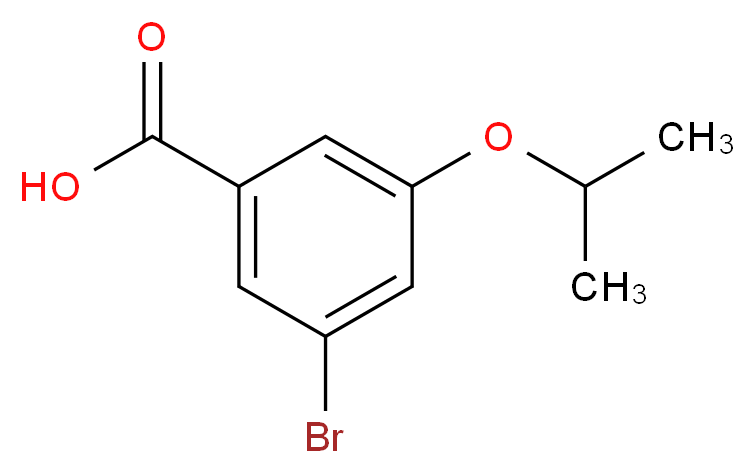 3-bromo-5-(propan-2-yloxy)benzoic acid_Molecular_structure_CAS_)