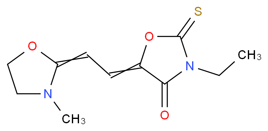 3-ethyl-5-(2-(3-methyloxazolidin-2-ylidene)ethylidene)-2-thioxooxazolidin-4-one_Molecular_structure_CAS_38632-51-8)