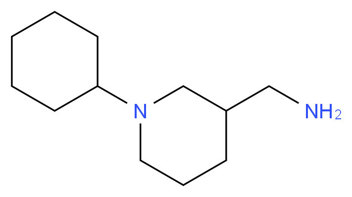 [(1-Cyclohexylpiperidin-3-yl)methyl]amine_Molecular_structure_CAS_)
