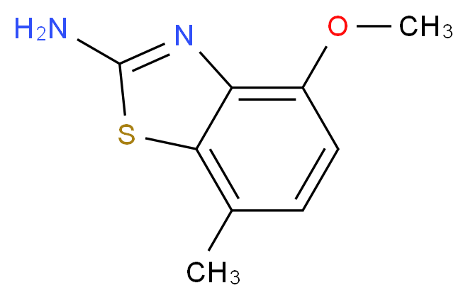 4-Methoxy-7-methyl-benzothiazol-2-ylamine_Molecular_structure_CAS_88686-30-0)