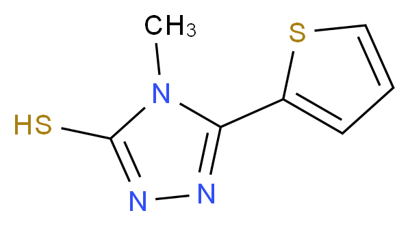 4-Methyl-5-thiophen-2-yl-4H-[1,2,4]triazole-3-thiol_Molecular_structure_CAS_)