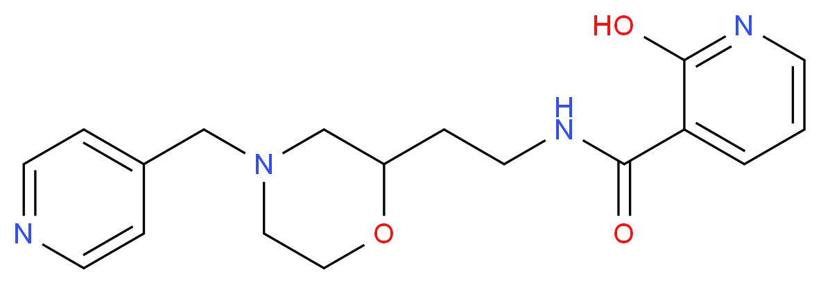 2-hydroxy-N-{2-[4-(pyridin-4-ylmethyl)morpholin-2-yl]ethyl}nicotinamide_Molecular_structure_CAS_)
