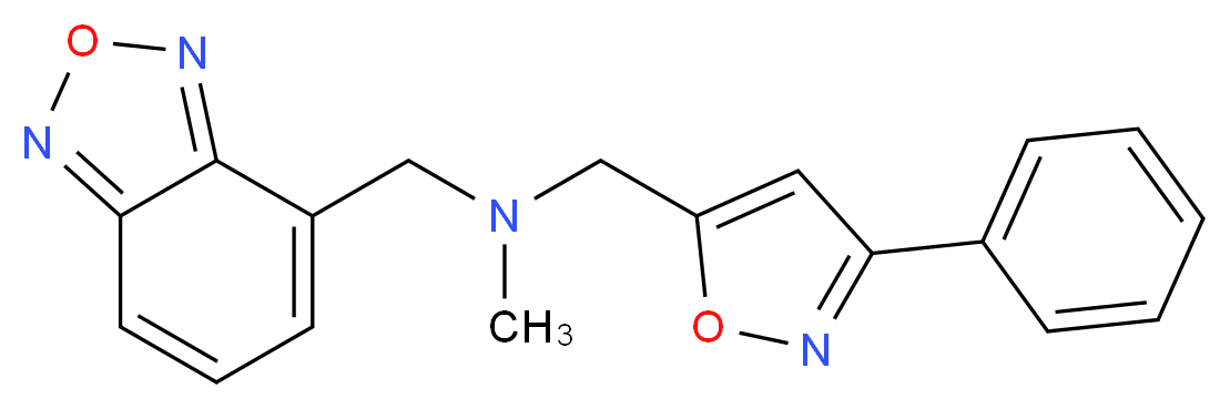 (2,1,3-benzoxadiazol-4-ylmethyl)methyl[(3-phenyl-5-isoxazolyl)methyl]amine_Molecular_structure_CAS_)