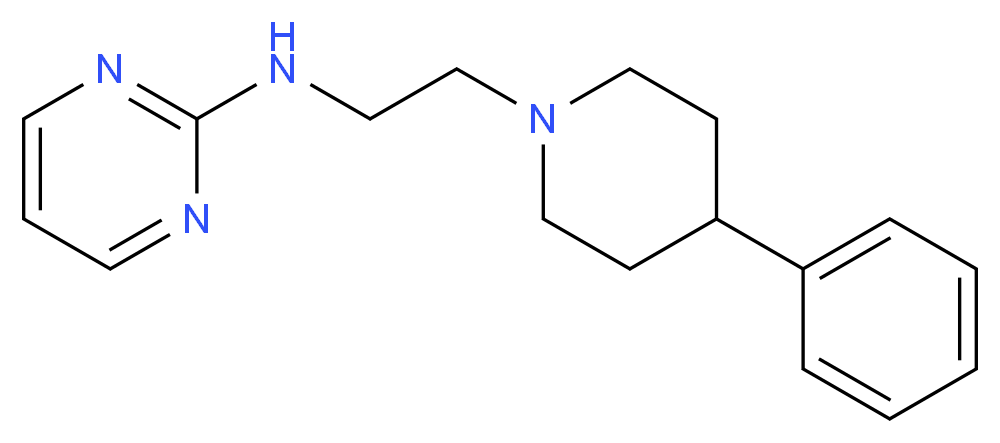 N-[2-(4-phenylpiperidin-1-yl)ethyl]pyrimidin-2-amine_Molecular_structure_CAS_)