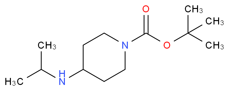 4-(Isopropylamino)piperidine, N1-BOC protected_Molecular_structure_CAS_)
