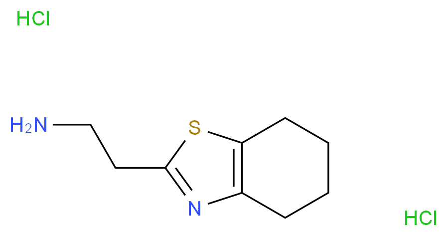 [2-(4,5,6,7-Tetrahydro-1,3-benzothiazol-2-yl)-ethyl]amine dihydrochloride_Molecular_structure_CAS_642078-29-3)