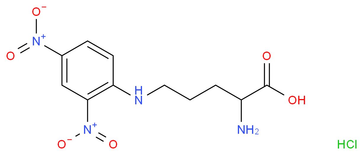 Nδ-DNP-L-ornithine hydrochloride_Molecular_structure_CAS_64821-45-0)