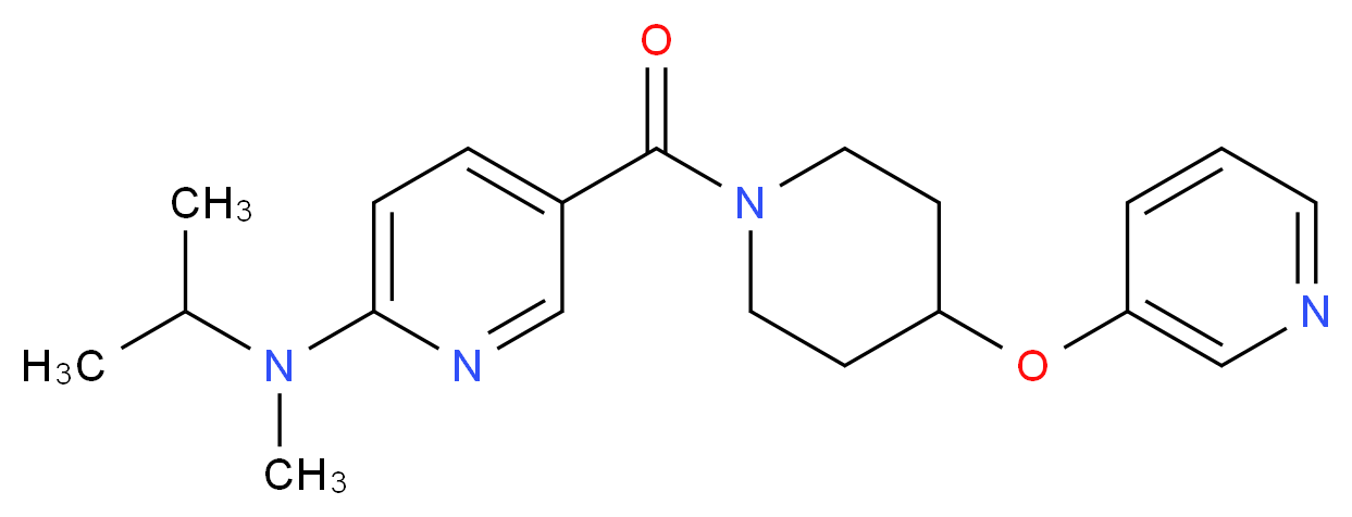 N-isopropyl-N-methyl-5-{[4-(3-pyridinyloxy)-1-piperidinyl]carbonyl}-2-pyridinamine_Molecular_structure_CAS_)