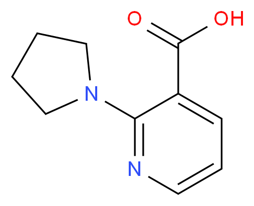 2-(pyrrolidin-1-yl)nicotinic acid_Molecular_structure_CAS_)