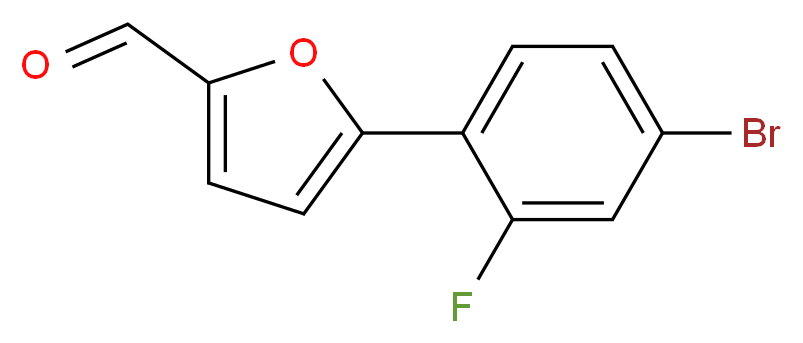 5-(4-bromo-2-fluorophenyl)-2-furaldehyde_Molecular_structure_CAS_444284-83-7)