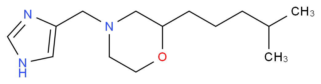 4-(1H-imidazol-4-ylmethyl)-2-(4-methylpentyl)morpholine_Molecular_structure_CAS_)