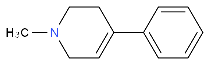 1-Methyl-4-phenyl-1,2,3,6-tetrahydropyridine_Molecular_structure_CAS_28289-54-5)