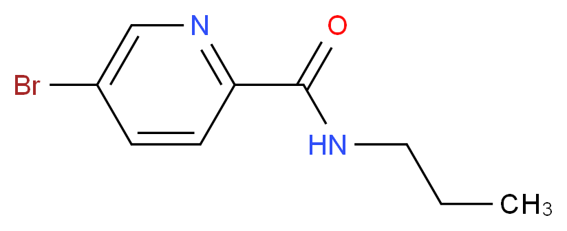 5-Bromo-N-propylpicolinamide_Molecular_structure_CAS_845305-89-7)