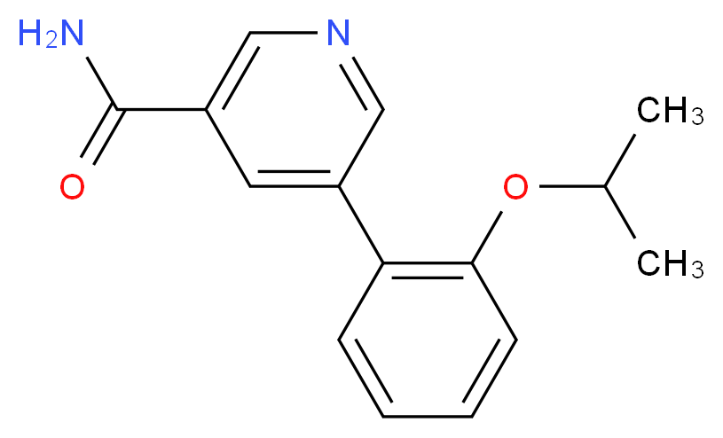5-(2-isopropoxyphenyl)nicotinamide_Molecular_structure_CAS_)