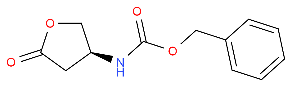 Benzyl (S)-(-)-tetrahydro-5-oxo-3-furanylcarbamate_Molecular_structure_CAS_87219-29-2)
