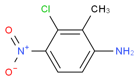 3-Chloro-2-methyl-4-nitroaniline_Molecular_structure_CAS_64863-10-1)