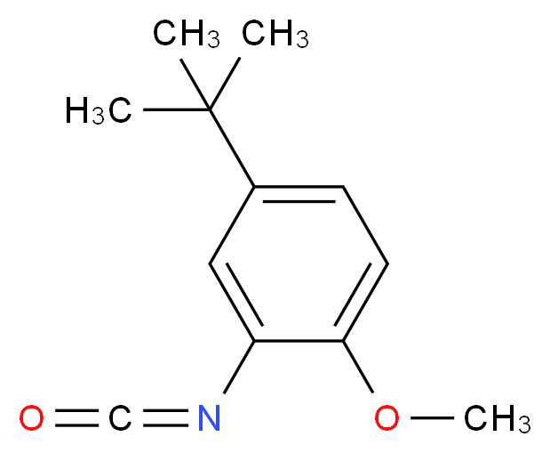 5-tert-Butyl-2-methoxyphenyl isocyanate_Molecular_structure_CAS_284462-77-7)