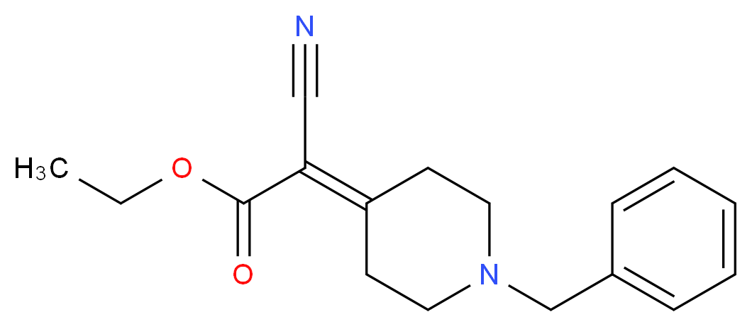 Ethyl 2-(1-benzyl-4-piperidinylidene)-2-cyanoacetate_Molecular_structure_CAS_1463-52-1)