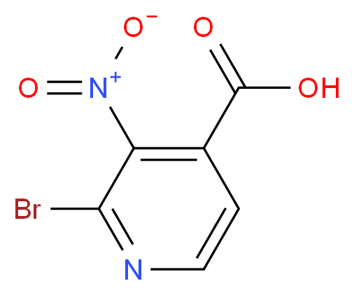 2-bromo-3-nitropyridine-4-carboxylic acid_Molecular_structure_CAS_)