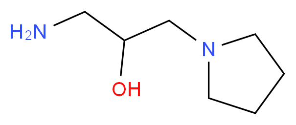 1-amino-3-(pyrrolidin-1-yl)propan-2-ol_Molecular_structure_CAS_)