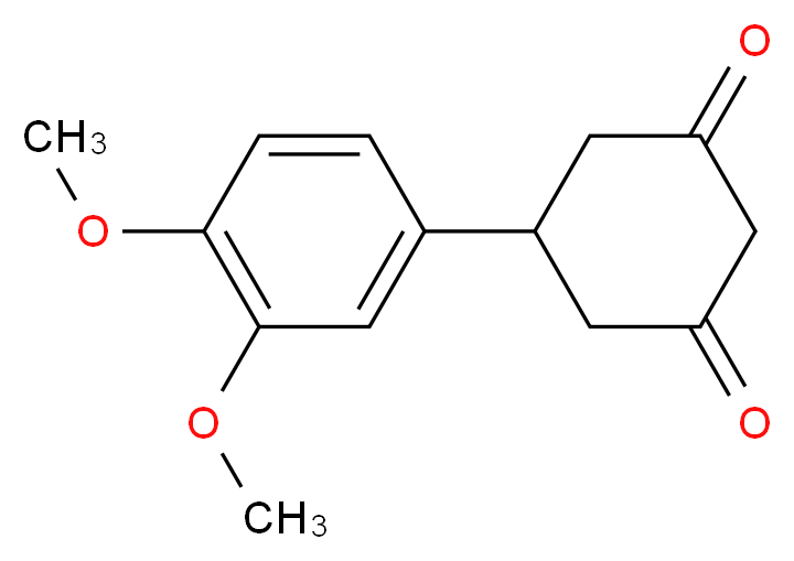 5-[3,4-(Dimethoxy)phenyl]-1,3-cyclohexanedione_Molecular_structure_CAS_190064-28-9)