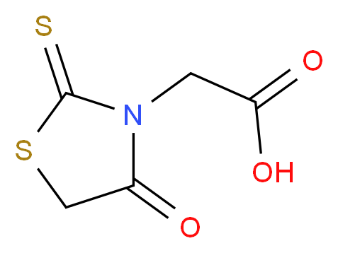 N-CARBOXYMETHYLRHODANINE_Molecular_structure_CAS_5718-83-2)