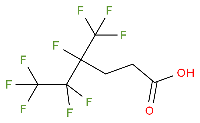 4,5,5,6,6,6-Hexafluoro-4-(trifluoromethyl)hexanoic acid 97%_Molecular_structure_CAS_)