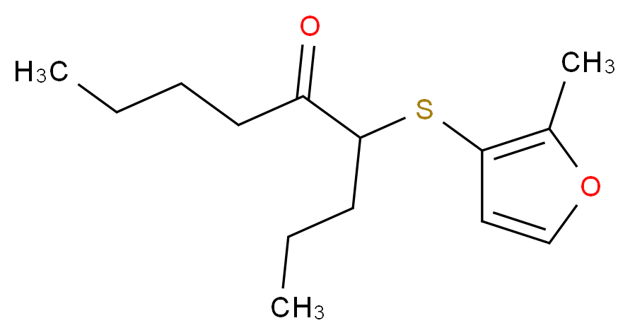 4-(2-Methyl-3-furylthio)-5-nonanone_Molecular_structure_CAS_61295-50-9)