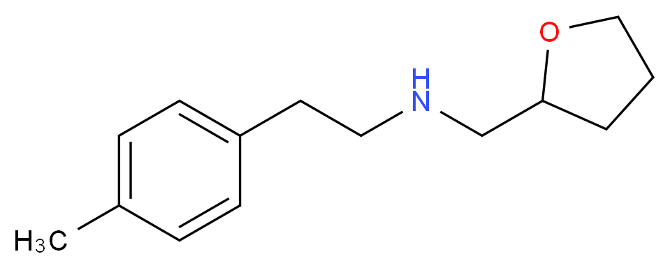 [2-(4-methylphenyl)ethyl](oxolan-2-ylmethyl)amine_Molecular_structure_CAS_)