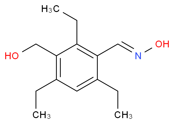 2,4,6-Triethyl-3-(hydroxymethyl)benzaldehyde oxime_Molecular_structure_CAS_)